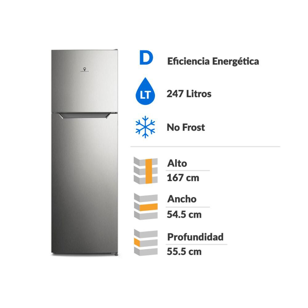 Refrigerador Top Freezer Mademsa Altus 1250i / No Frost / 247 Litros / D image number 1.0